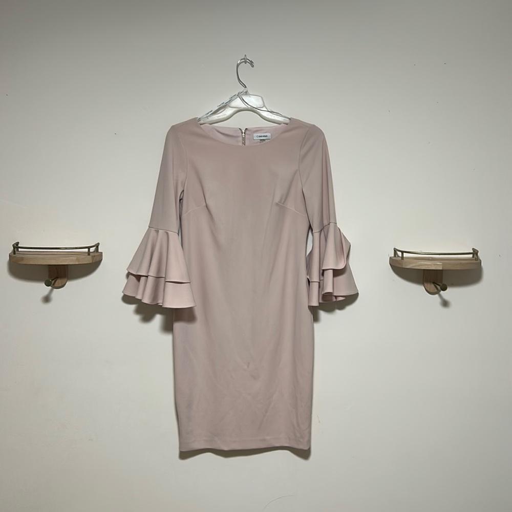 Calvin Klein Baby Pink Mini Dress Size 8
